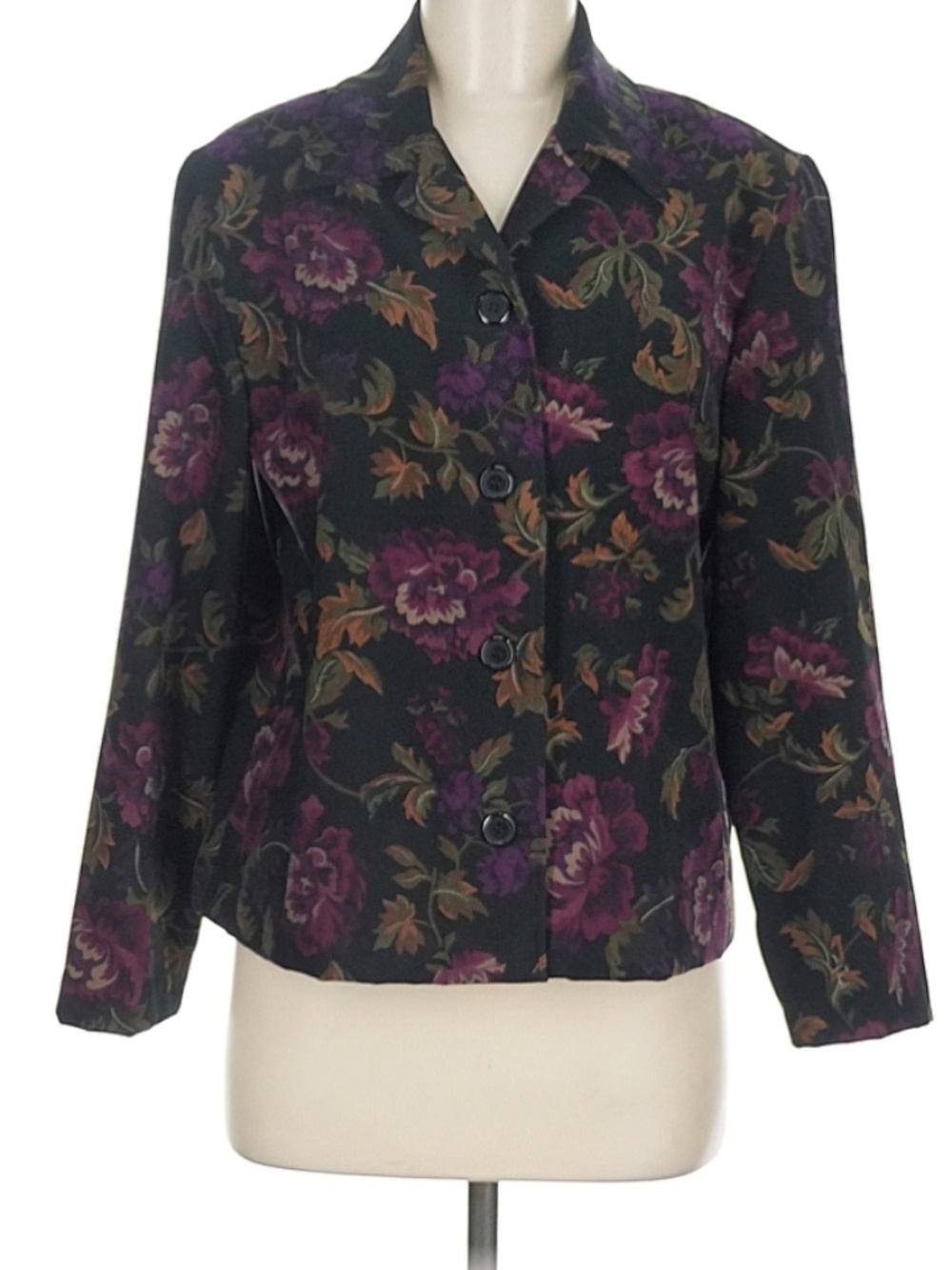 Briggs New York Floral Pattern Jacket